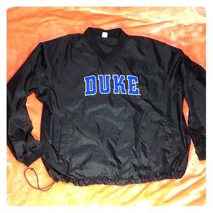 Duke pullover Vneck warm up jacket men’s large